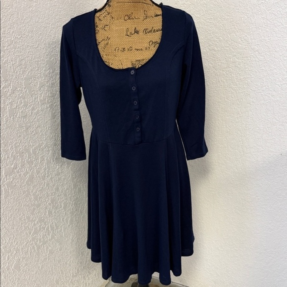 Torrid Navy Blue Midi Dress